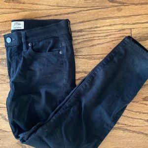 Jcrew 27P black toothpick skinny jeans